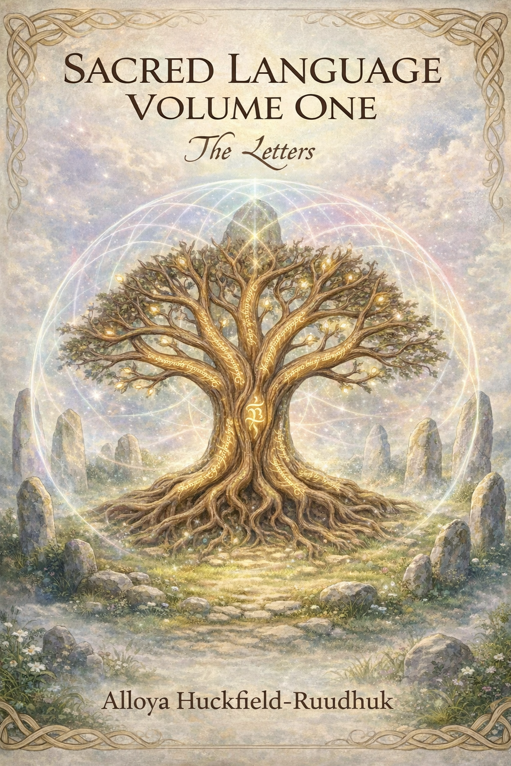 Volume 1 cover - Sacred Language Letters