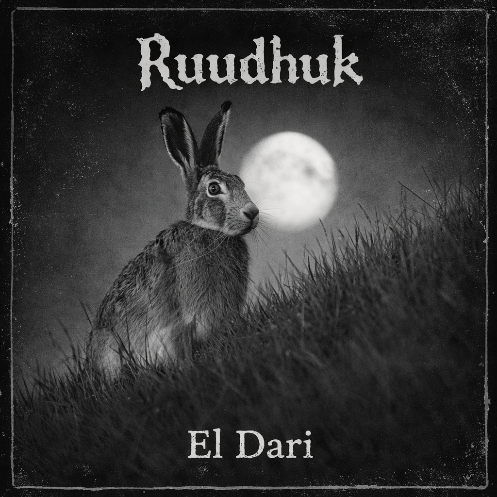 Hare in the full moon