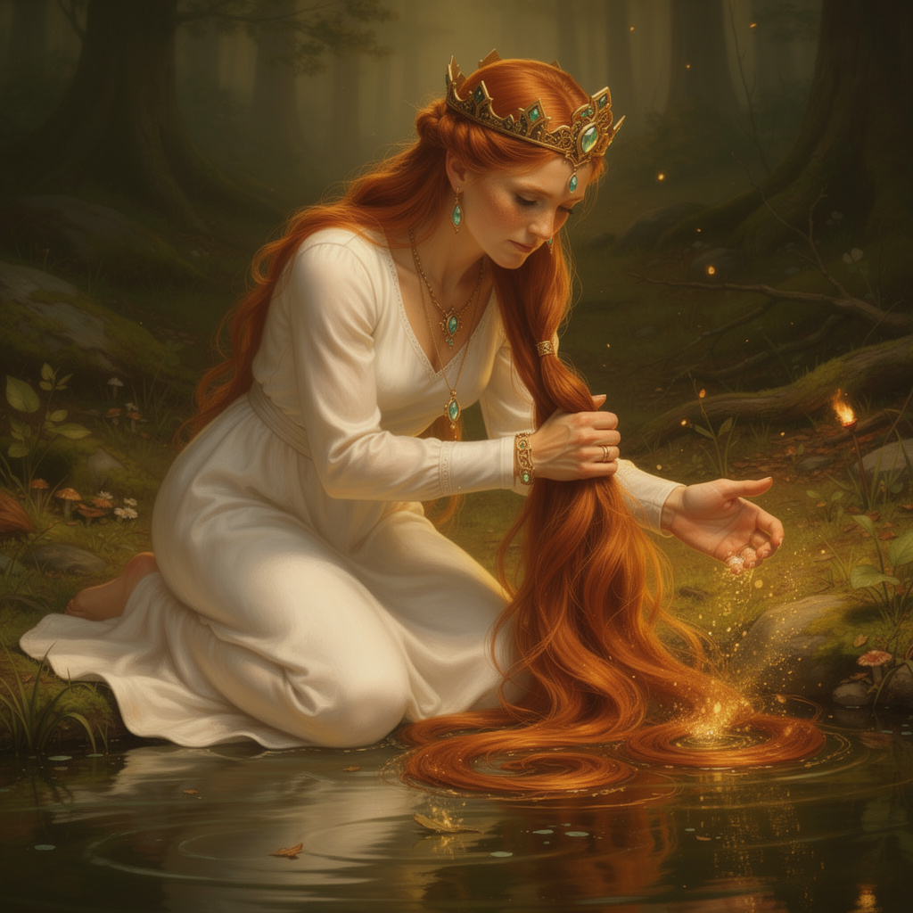 Mystical forest figure