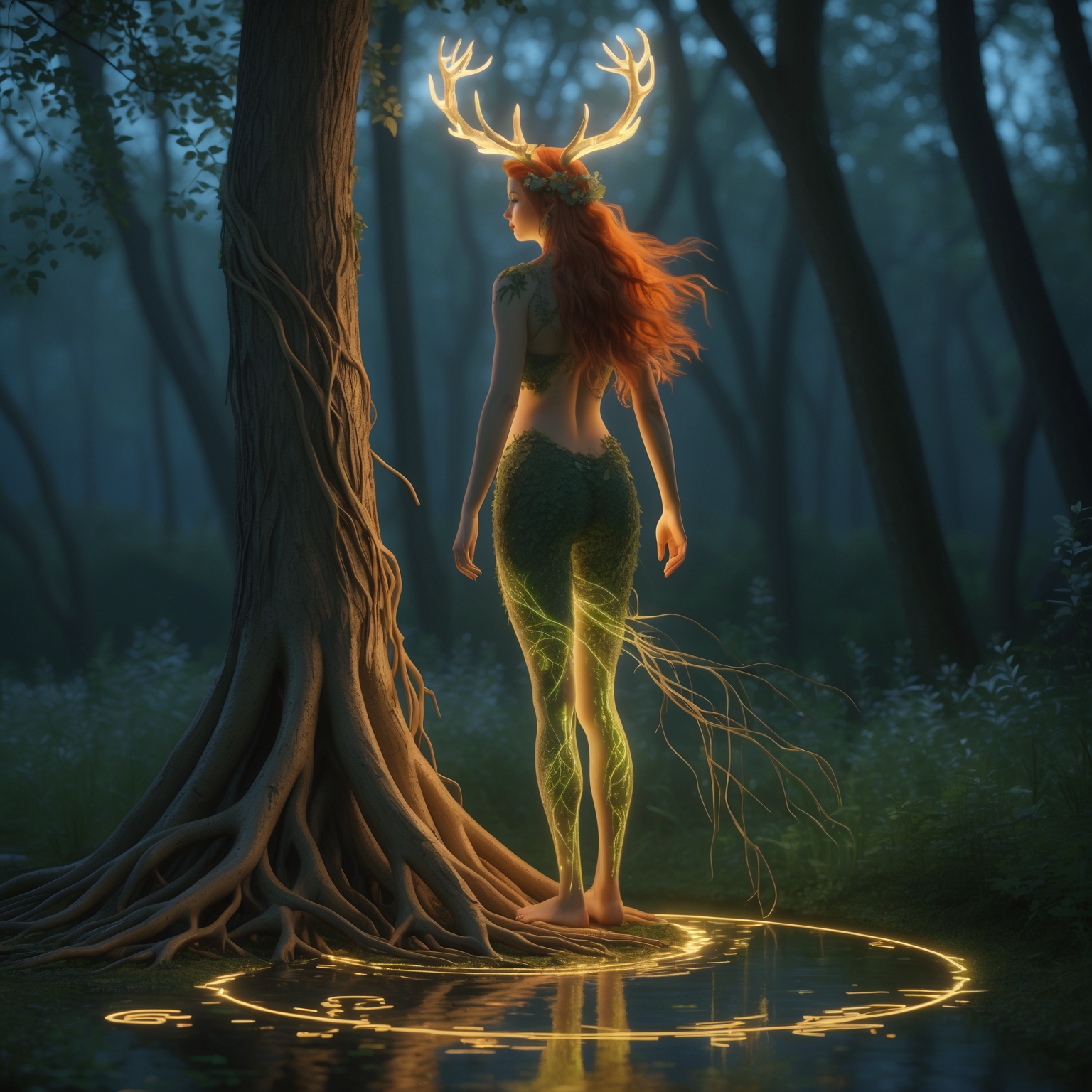 Raven perched on ancient wood