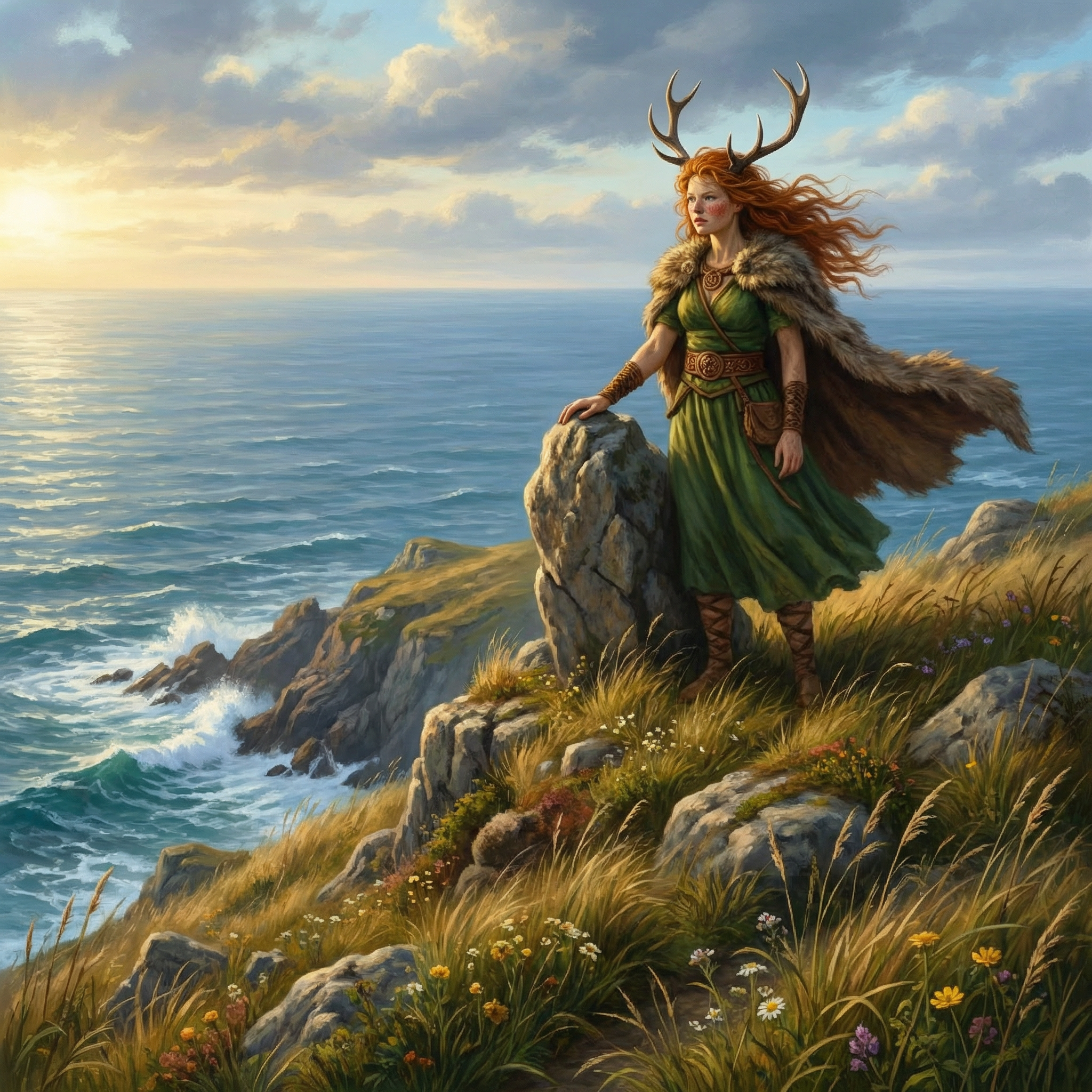 Ancient well with moss